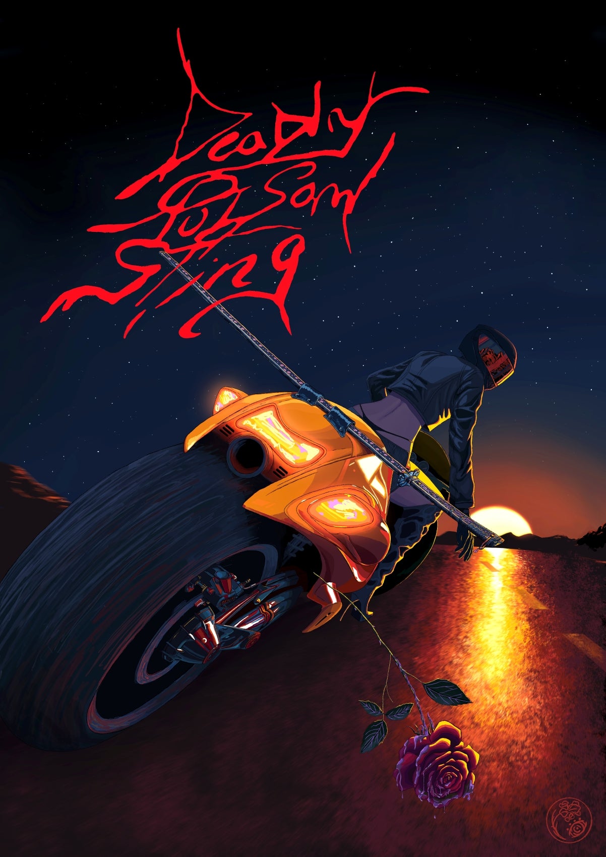 DEADLY POISON STING - BABY HAYABUSA | Fond d'écran